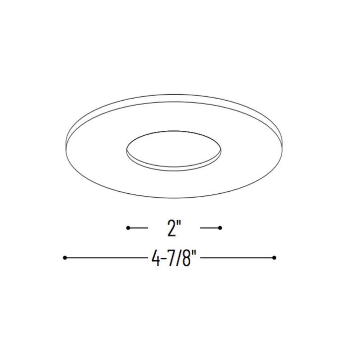 Nora NIO-4RPHA/10 4" Iolite Round Adjustable Pinhole Trim - 1000 Lumens