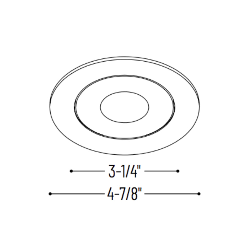 Nora NIO-4RG/HL 4" Iolite Round Adjustable Gimbal Trim - High Lumen