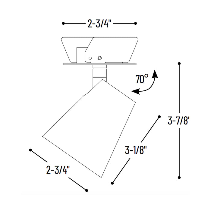 Nora NIOP-1RTC 1" iPOINT Cone LED Monopoint