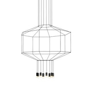 0303 Vibia Wireflow 3D Octagonal LED Pendant