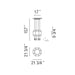0303 Vibia Wireflow 3D Octagonal LED Pendant