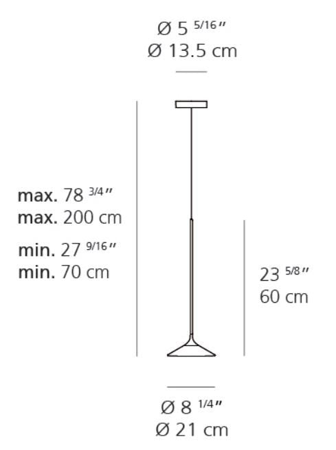 Artemide Orsa 21 LED suspension