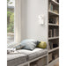 Bover Beddy A/02 1-lt 9" Tall LED Wall Sconce