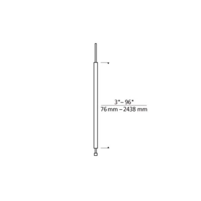 Tech 700MOP24 24" One Circuit Monorail Power Extender