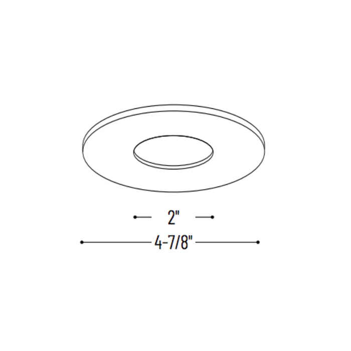 Nora NIO-4RPHA/HL 4" Iolite Round Adjustable Pinhole Trim - High Lumen