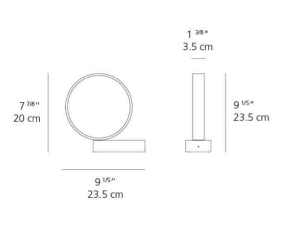 Artemide Eclittica 20 LED Table Lamp