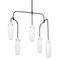 Troy F1052 Cyan 5-lt 41" Chandelier
