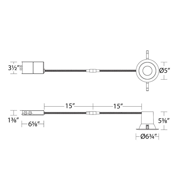 WAC R6DRDR Blaze 6" LED Round Remodel Downlight