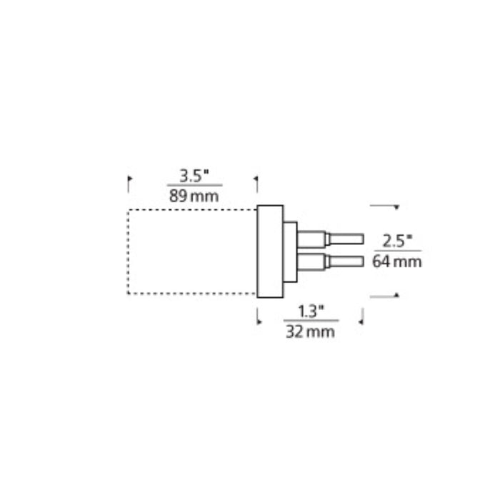 Tech 700MOP2CD Monorail 2" Square Direct-End Power Feed