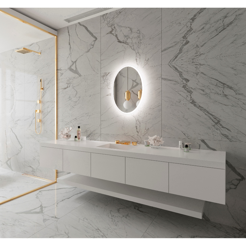 Paris Mirror Oval 20 x 28 Oval LED Illuminated Mirror, CCT Selectable