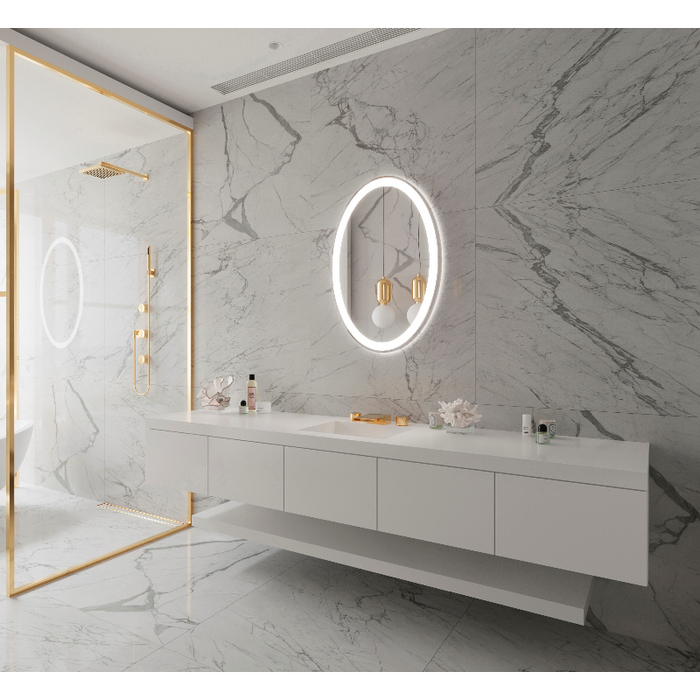 Paris Mirror Galaxy Oval 24 x 36 LED Illuminated Mirror, RGB