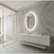 Paris Mirror Oval 30 x 48 Oval LED Illuminated Mirror, RGBW