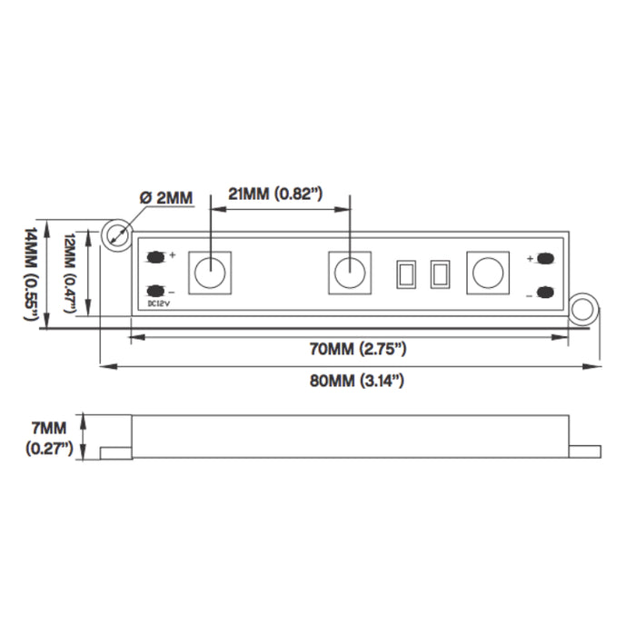 Core LSD-50RGB 0.75W RGB LED Module