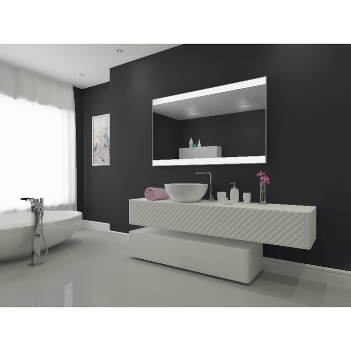 Paris Mirror Galaxy II 60 x 36 Rectangle LED Illuminated Mirror, RGBW