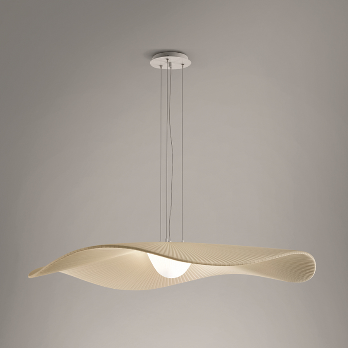 Bover Mediterrania S/105 1-lt 41" LED Pendant, 0-10V Dimmable