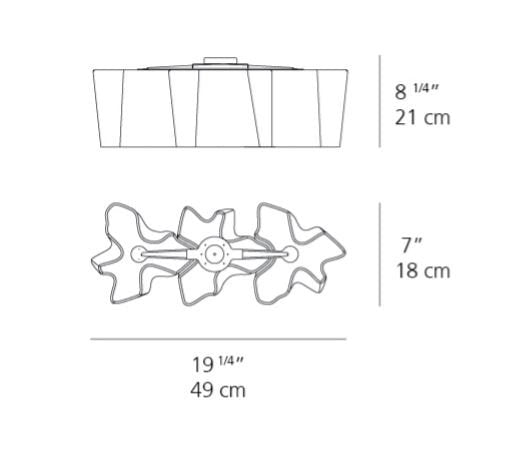 Artemide Logico Micro Triple Linear Ceiling Light