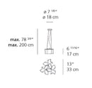 Artemide Logico Micro Triple Nested Suspension