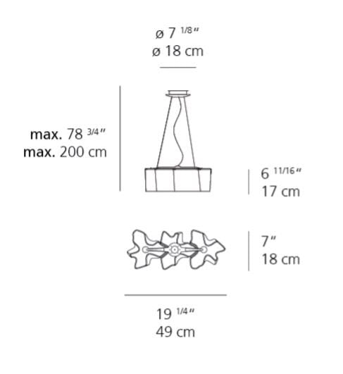 Artemide Logico Micro Triple Linear Suspension