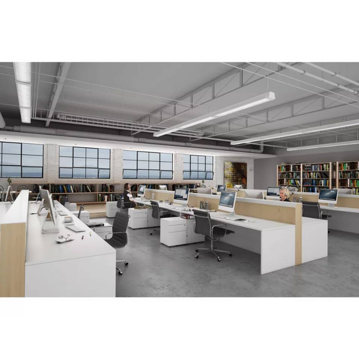 RZL LED Linear Suspended, Direct / Semi-Direct