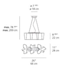 Artemide Logico Mini Triple Linear Suspension