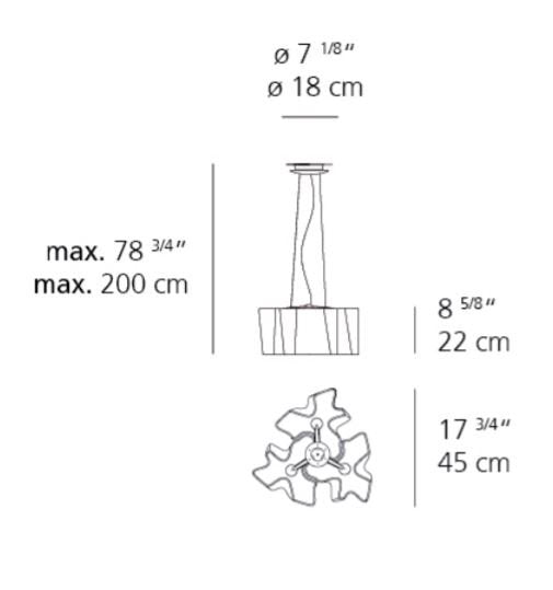 Artemide Logico Mini Triple Nested Suspension