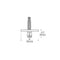Tech 700MOP4C402 Monorail 4" Round Dual Feed Canopy