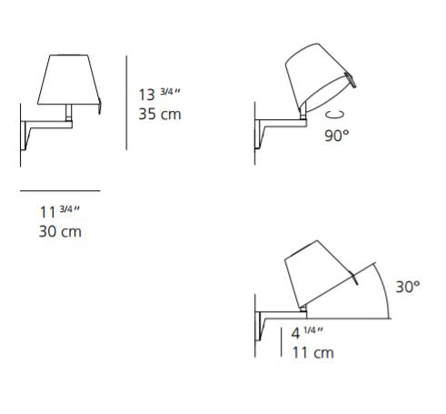 Artemide Melampo Mini Wall Light