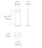 Artemide Nuda 50 Bilateral LED Outdoor Floor Lamp