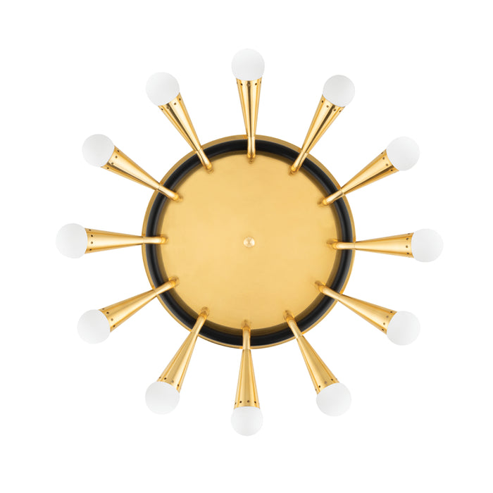 Corbett 401-12 Aries 12-lt 23" Semi Flush