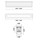 Core IGU 20" LED In-Ground Linear Uplight, 0-10V dimming