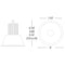 Nora NC2-836L09 8" LED Sapphire II Wall Wash Reflector, 900 lm, 3500K