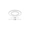 Nora NIO-4RNDC/10 4" Iolite Round Reflector Trim - 1000 Lumens