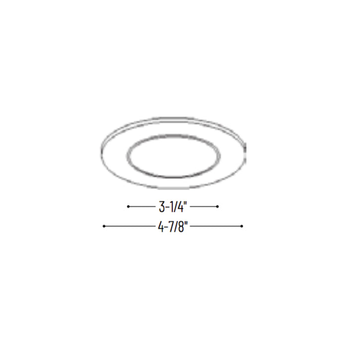 Nora NIO-4RNDC/10 4" Iolite Round Reflector Trim - 1000 Lumens