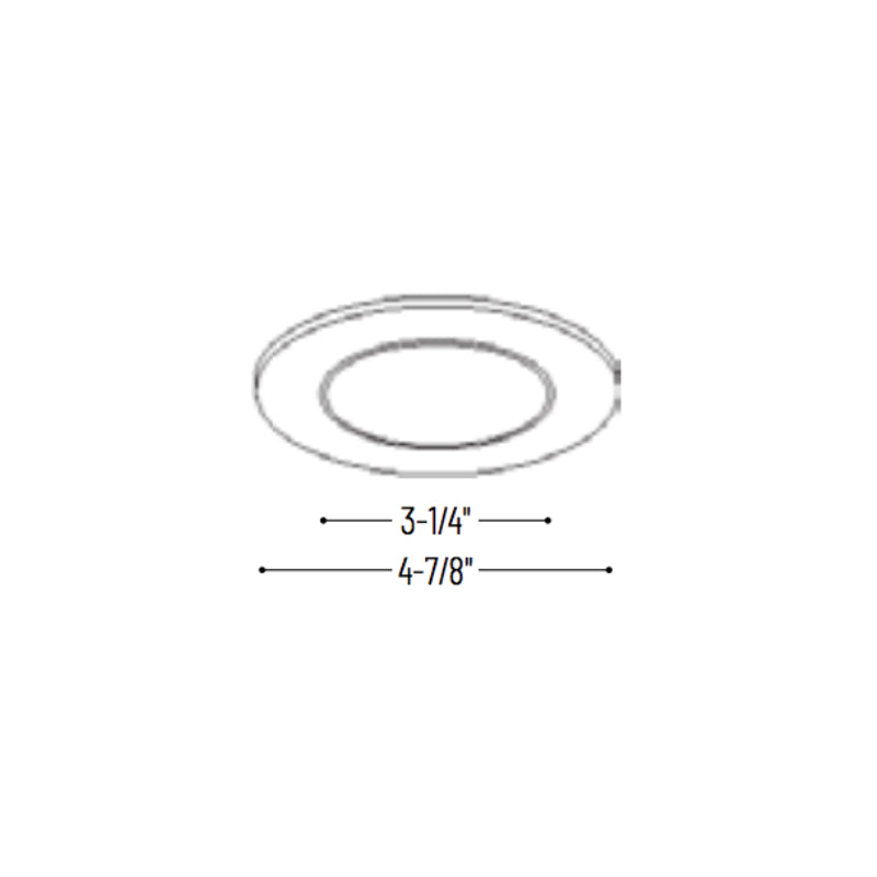 Nora NIO-4RNDC/10 4" Iolite Round Reflector Trim - 1000 Lumens