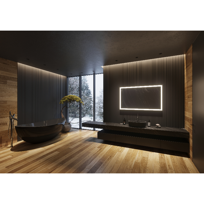 Paris Mirror Galaxy 48 x 28 Rectangle LED Illuminated Mirror