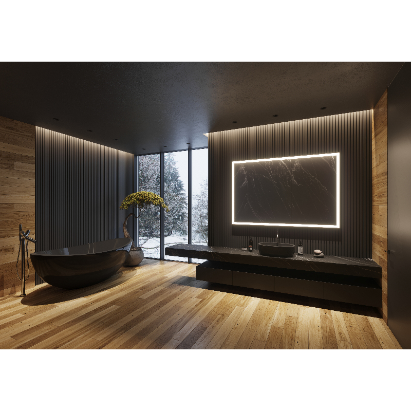 Paris Mirror Galaxy 60 x 45 Rectangle LED Illuminated Mirror