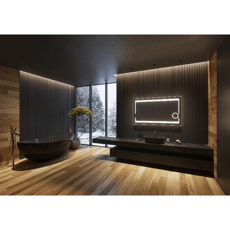 Paris Mirror Aurora 48 x 28 Rectangle Illuminated Mirror
