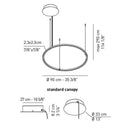 Axo USULA090 U-Light 35" LED Pendant