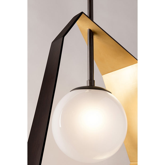 Troy Origami 1-lt 12" LED Pendant