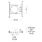 Nora NCAH2-830 8" LED Sapphire II COB Universal New Construction Frame-In Kit