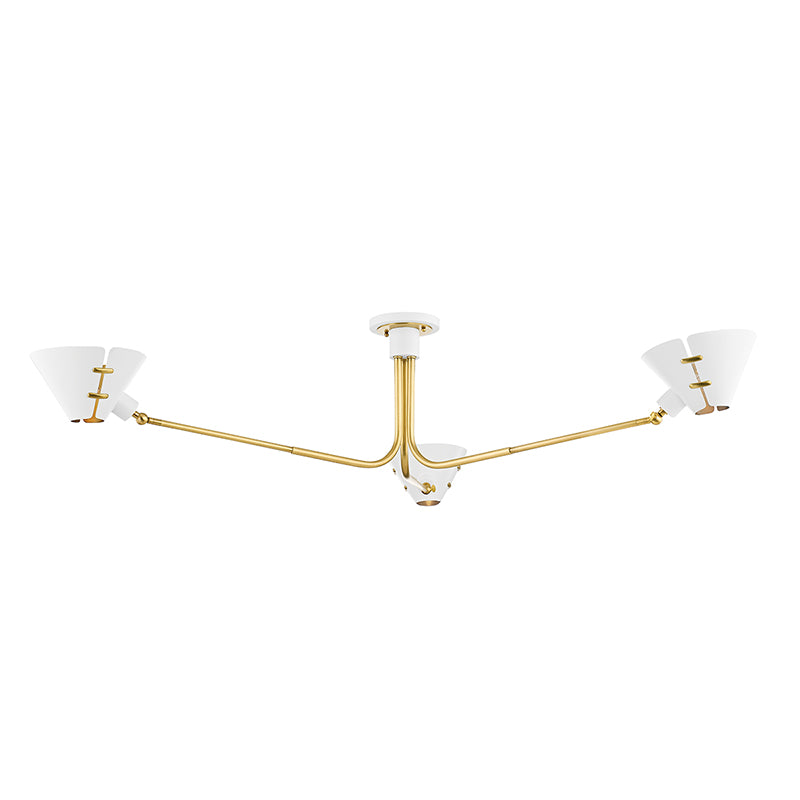Hudson Valley KBS1752803 Split 3-lt 63" Semi Flush Mount