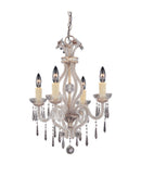 Savoy House Boutique 4-lt Mini Chandelier, Silver Lace - OPEN BOX RETURN