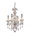 Savoy House Boutique 4-lt Mini Chandelier, Silver Lace - OPEN BOX RETURN
