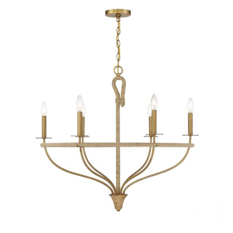 Savoy House 1-1823-6 Charter 6-lt 32" Chandelier