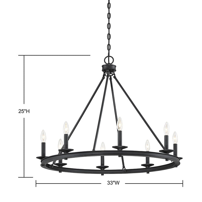 Savoy House 1-308-8 Middleton 8-lt 33" Chandelier