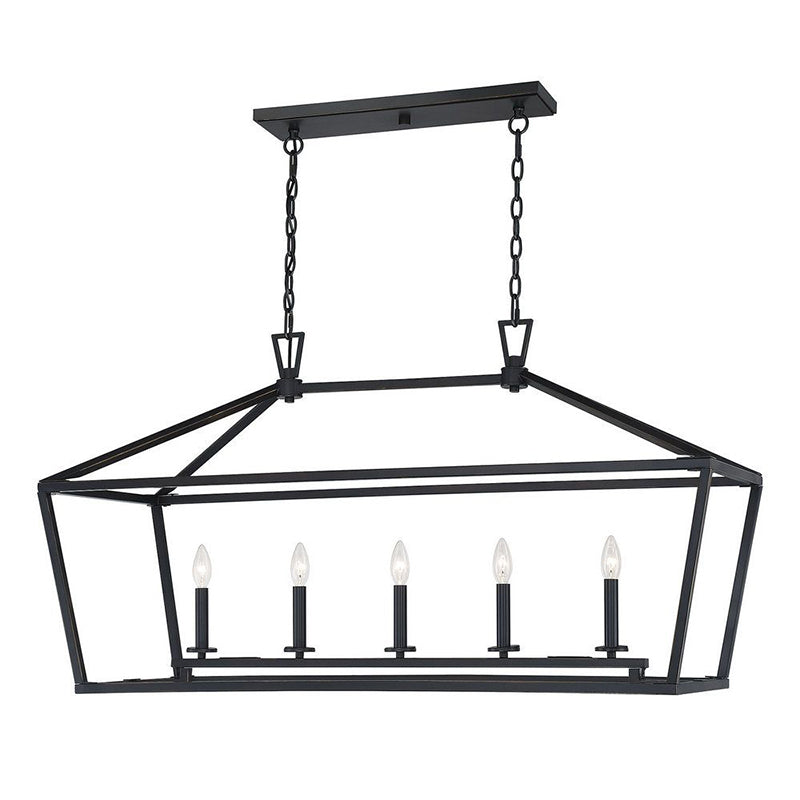 Savoy House 1-324-5 Townsend 5-lt 44" Linear Chandelier