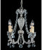 Savoy House 4-lt Mini Chandelier, Distressed Silver