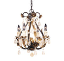 Savoy House 4-lt Mini Chandelier, Antique Copper-OPEN BOX RETURN