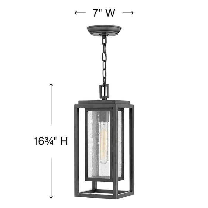 Hinkley 1002 Republic 1-lt 7" LED Outdoor Hanging Lantern