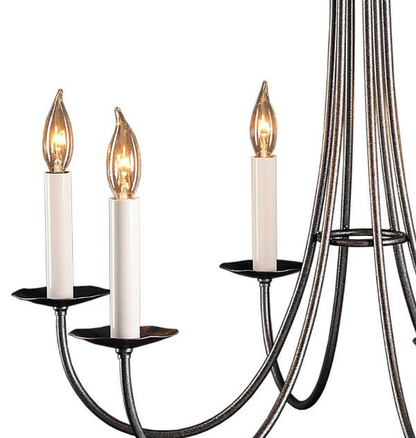 Hubbardton Forge 101160 Simple Sweep 6-lt 26" Chandelier